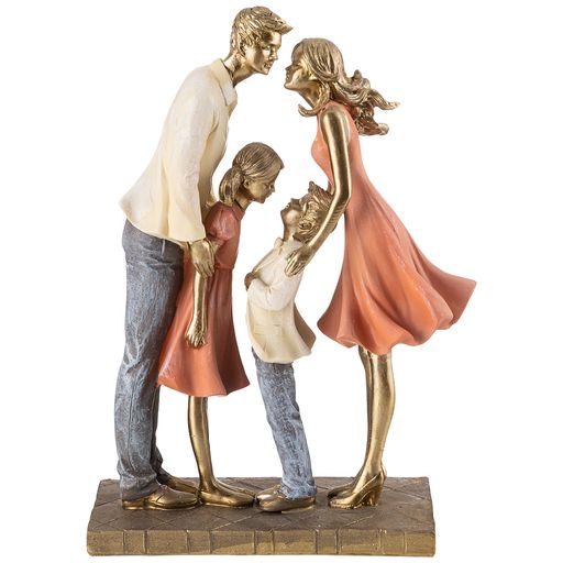 СТАТУЭТКА СЕМЬЯ 19,5*8*25 СМ. СЕРИЯ ФЬЮЖН