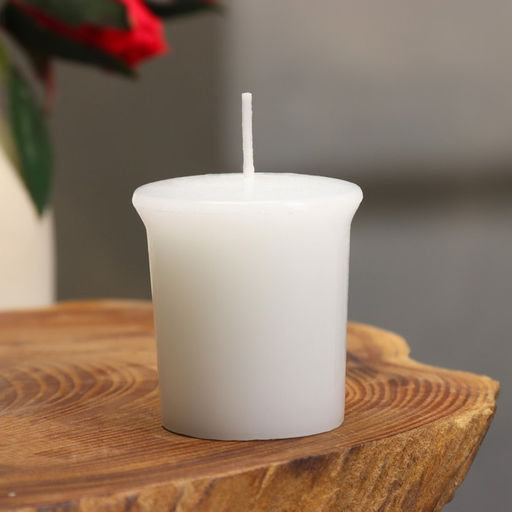 Цена за 3 шт. Свеча ароматическая Clean cotton, чистый хлопок, 5×4.5 см