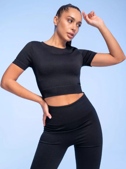 PELICAN, футболка спортивная женcкая, Черный фото 4