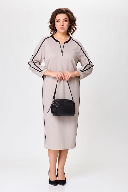 Платье Aira Style 24411А Песочный