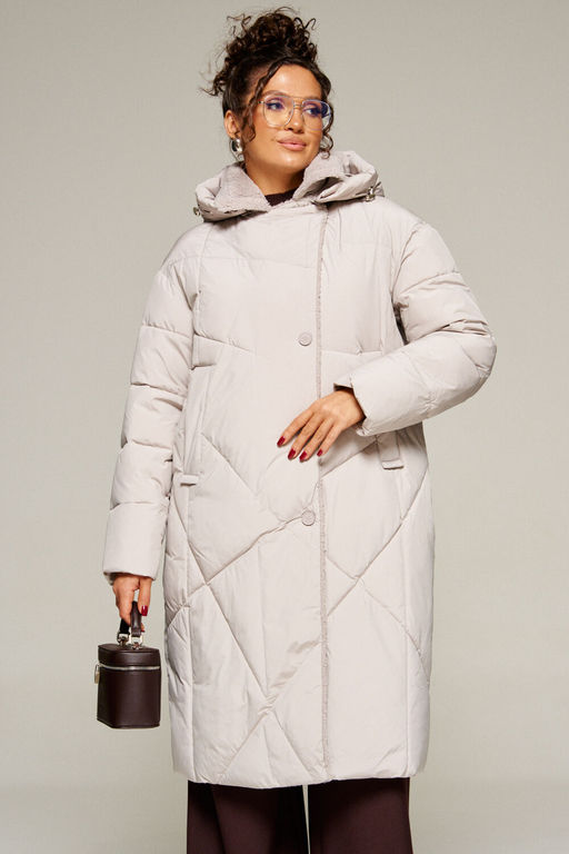 Пальто Beautiful Free 8024 жемчуг