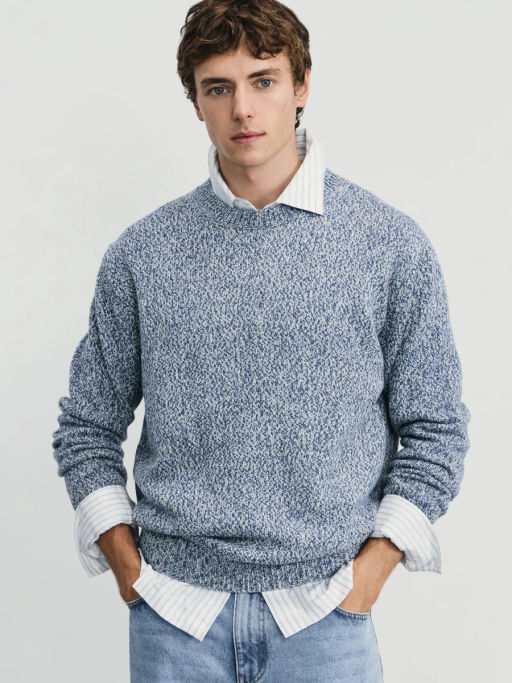 Джемпер relax fit с добавлением шерсти / Zarina