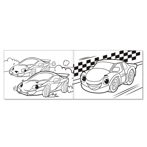 Цена за 3 шт. Раскраска Быстрее всех, А5, 12 стр.