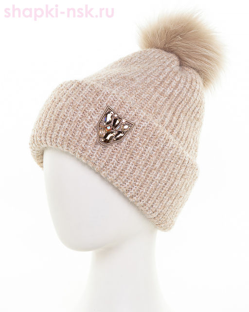 Рафаэла Селия шеврон флис помпон Колпак (56-58)