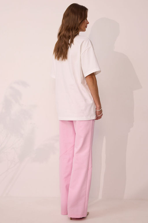 Футболка LYUSHe 4095 молоко  фото 5