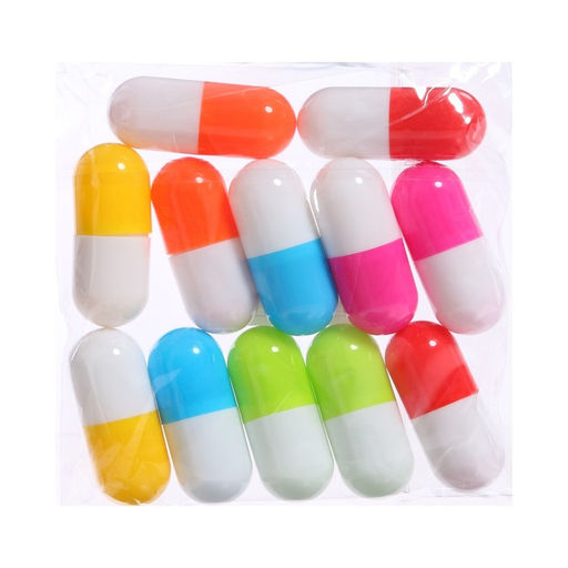 Цена за 12 шт. Ручка шариковая-прикол Капсула раздвижная, МИКС - Calligrata фото 5