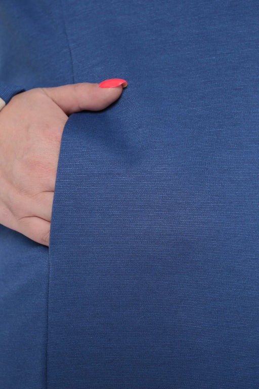 Платье трикотажное с молнией Белла