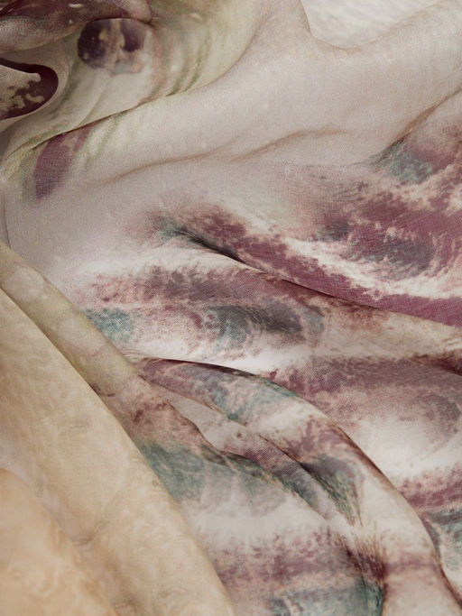 Палантин жен. шелк 110х180 SS02-8554-03 - Eleganzza фото 3