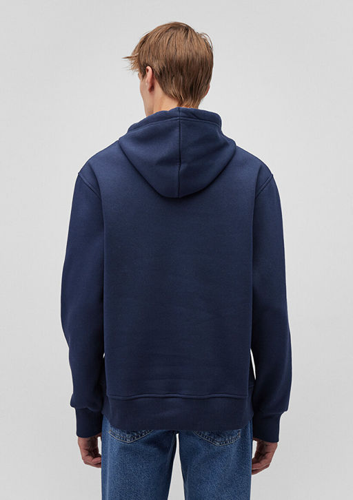 Mavi Logo Nak?sl? Kapusonlu Lacivert Sweatshirt  фото 4