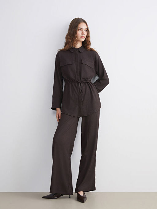 Dokulu Kad?n G?mlek Tunik