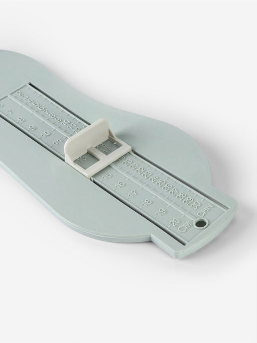 Цена за 4 шт. Стопомер детский, 22.7×9 см, серо-голубой