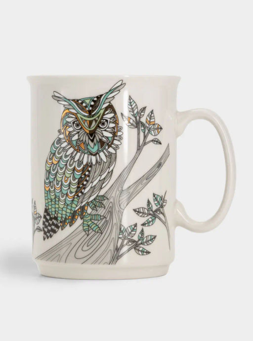 Кружка, 415 мл, фарфор N, белая, Сова, Wild - Anna lafarg фото 5