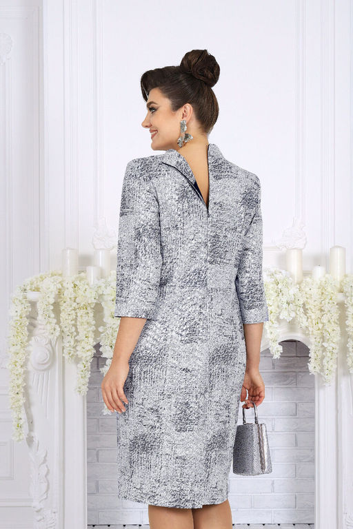 Платье Ninele 7523 серый  фото 7