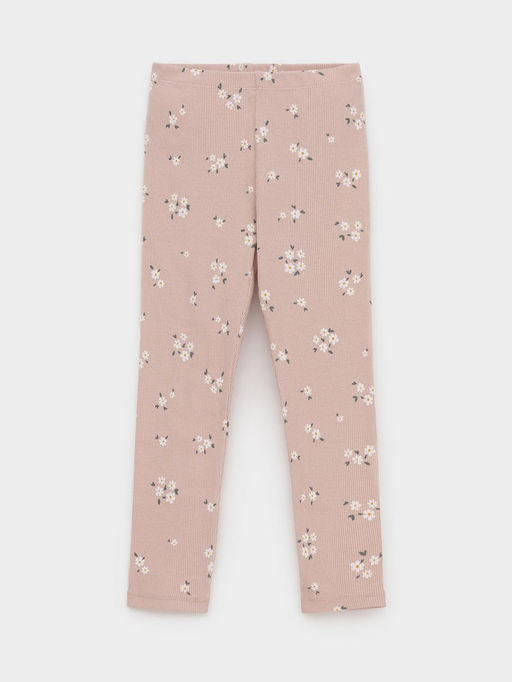 КР 400517/дымчатая роза,ромашковое поле брюки (лосины) для дев