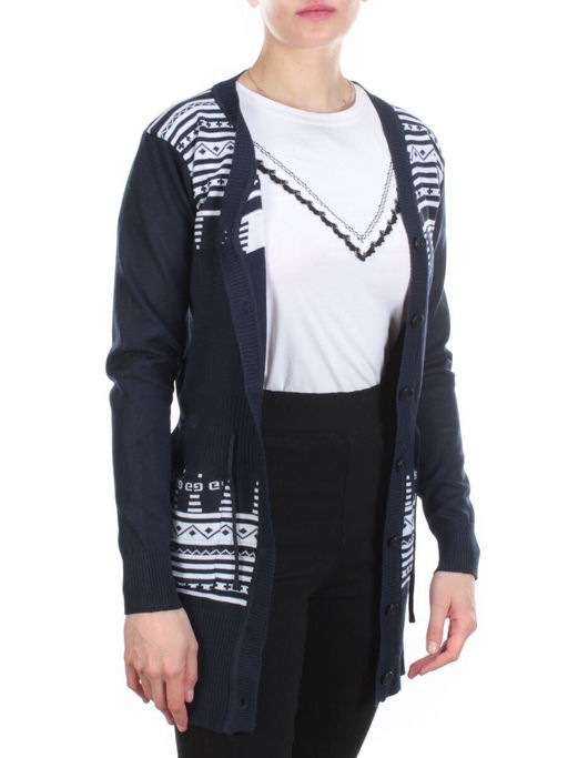 8506 Кардиган женский (80% хлопок, 20% anti-pillfibre) - Фабричный китай фото 6