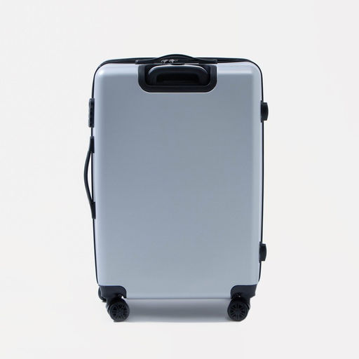 Чемодан большой 26 на молнии, кодовый замок, цвет серый - Simaland фото 3