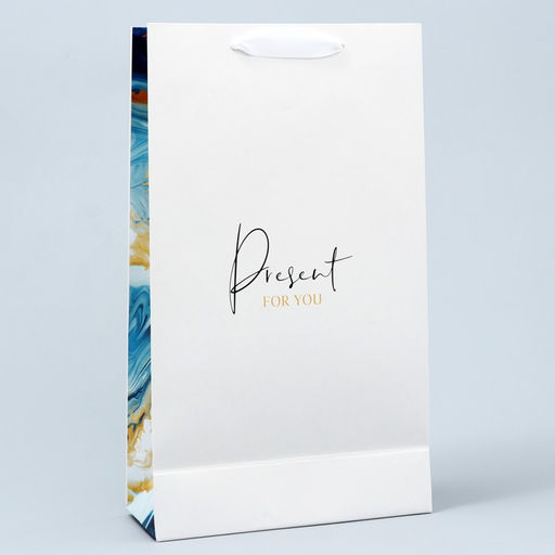 Пакет под две бутылки Present for you, 35 х 20 х 9 см - Дарите счастье фото 3