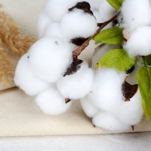 Ветка декоративная хлопок 12 коробочек на 4 веточках 35 см / YX-105 /уп 200/А - Галеонтрейд фото 3