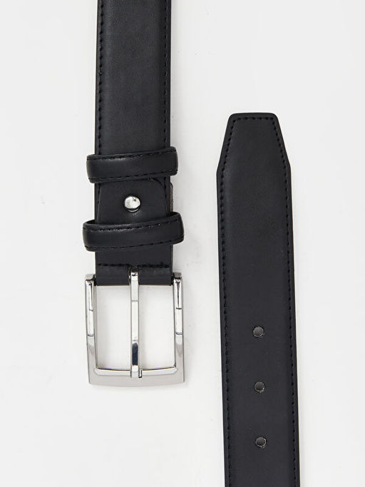 Deri G?r?n?ml? Erkek Kemer