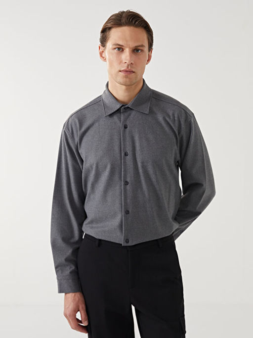 Rahat Kal?p Uzun Kollu Erkek G?mlek