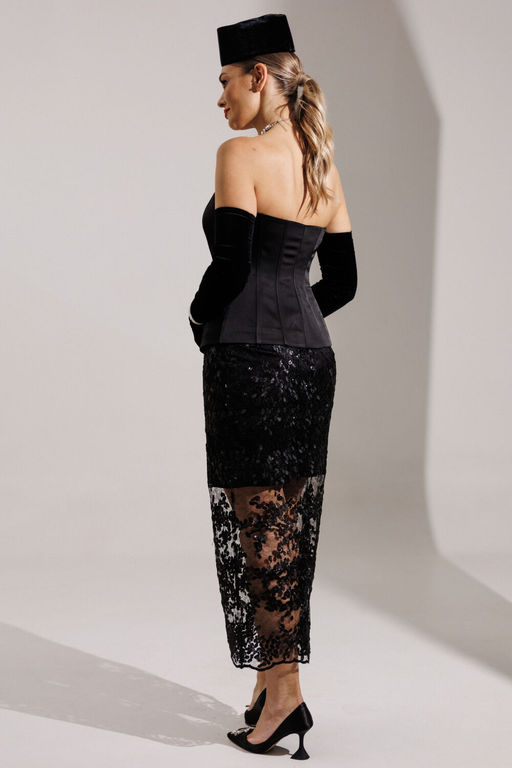 Юбка Мода Юрс 25-2946 черный_new print