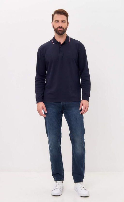 Поло д/р F421-07-702 d.blue - Fine joyce фото 9