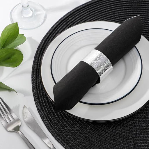 Кольцо для салфетки Цветы, 53 см, цвет серебряный - Simaland фото 2