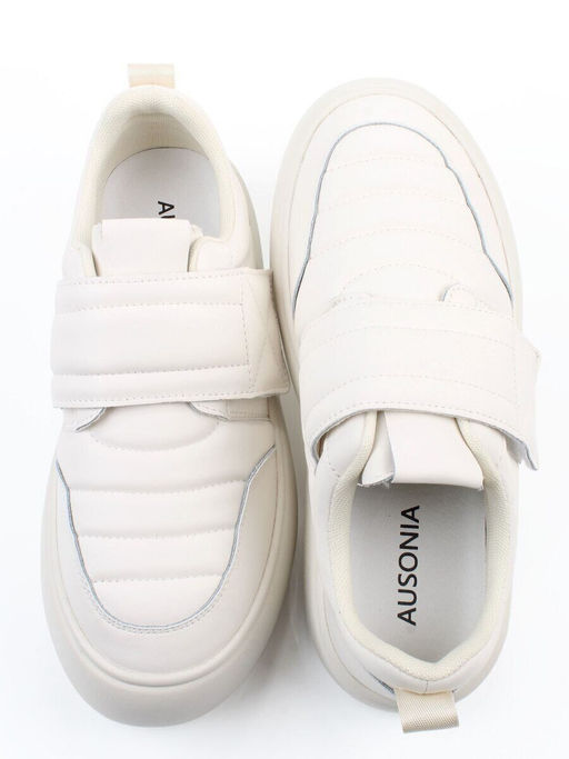 03-YH462-2 LT. BEIGE Полуботинки спортивные демисезонные женские (натуральная кожа)