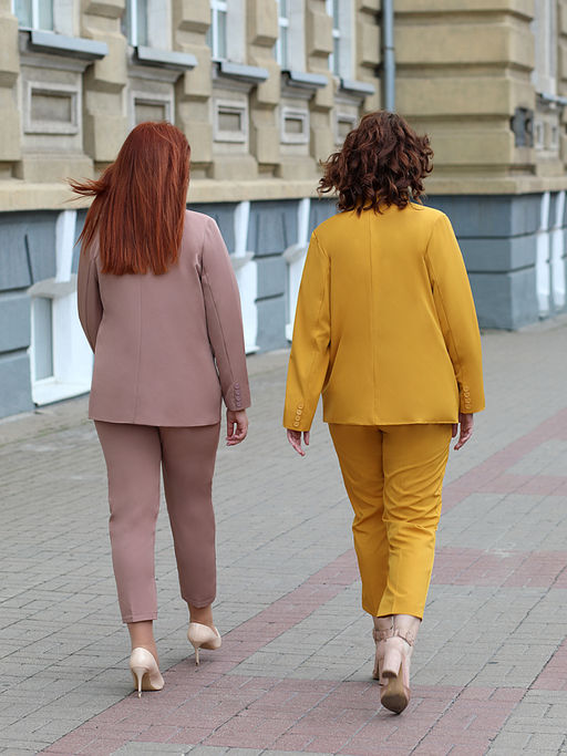 Костюм МИРАНДА горчичный - Almond фото 11