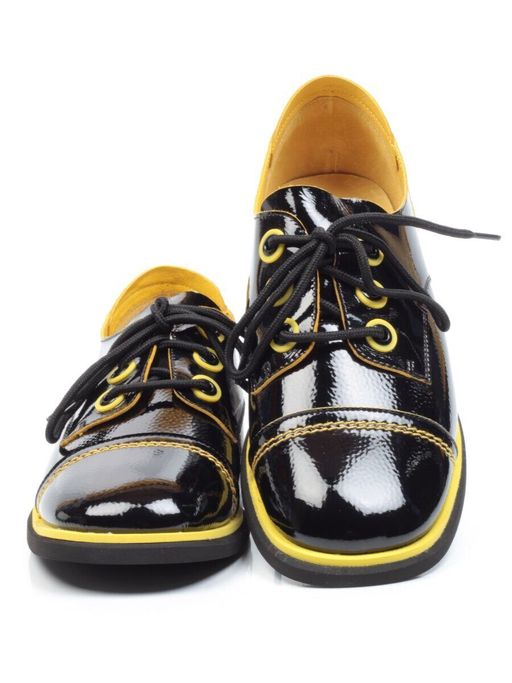 03-H491-H11-F384 BLACK Полуботинки женские (натуральная кожа) - Фабричный китай фото 14