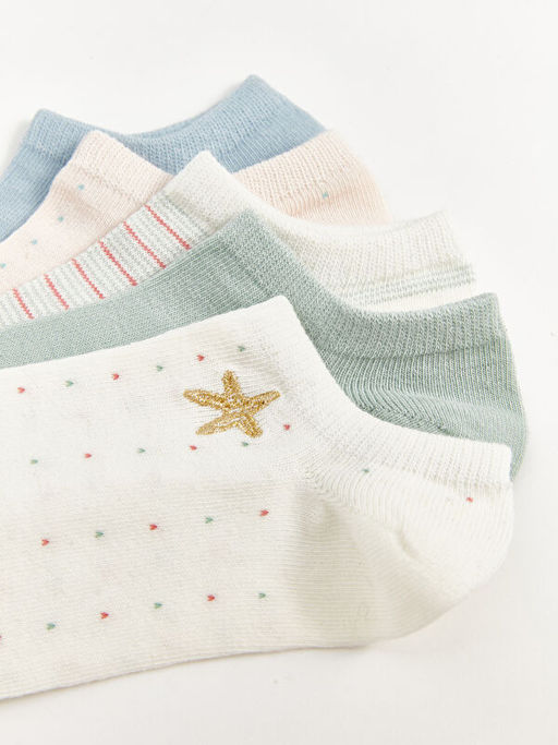 Desenli Kad?n Patik ?orap 5li Paket - Waikiki фото 3