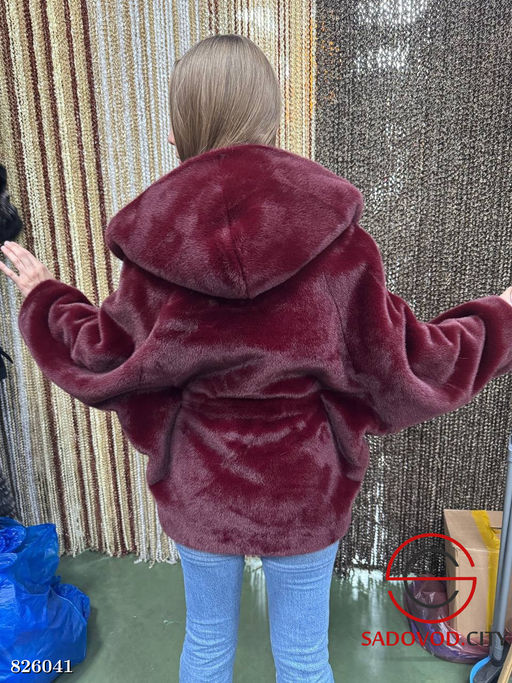 Шуба женская из искусственного меха