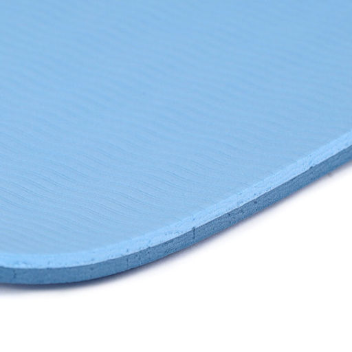 Коврик для йоги и фитнеса спортивный гимнастический двухслойный TPE 8мм. 183х61х0,8 цвет: голубой / YM2-TPE-8B /уп 12/ - Галеонтрейд фото 2