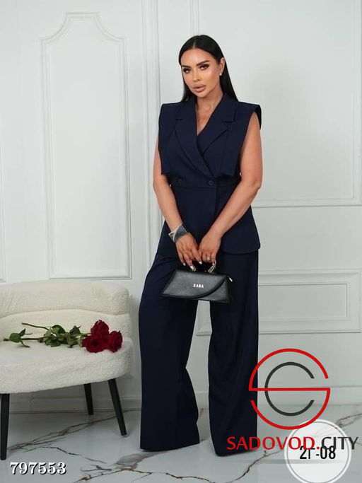 костюм на подкладке изготовлен из костюмного льна - Bruno фото 4