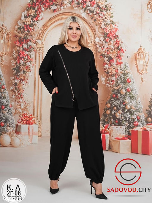 Костюм тройка блузка из шелка - Bruno фото 2