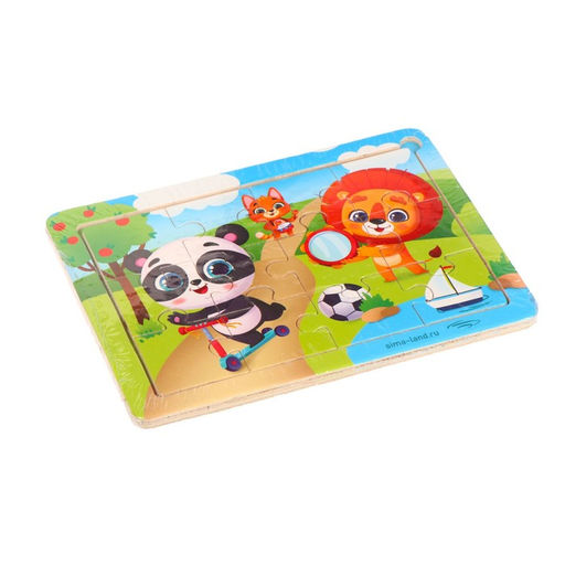 Пазл Весело играем, 15 х 11 см - Лесная мастерская фото 6