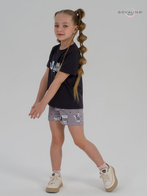 Костюм Лайт фуме-котейки на сером ПК - Sovalina фото 16