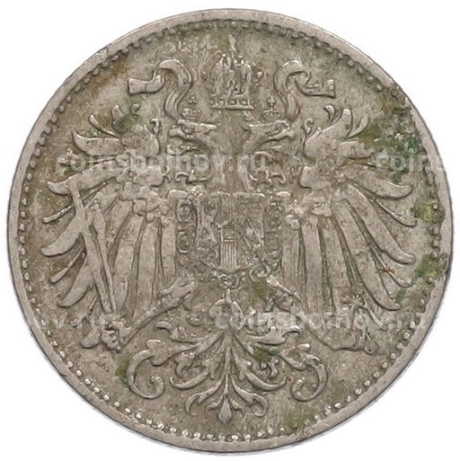 Монета 10 геллеров 1893 года Австрия