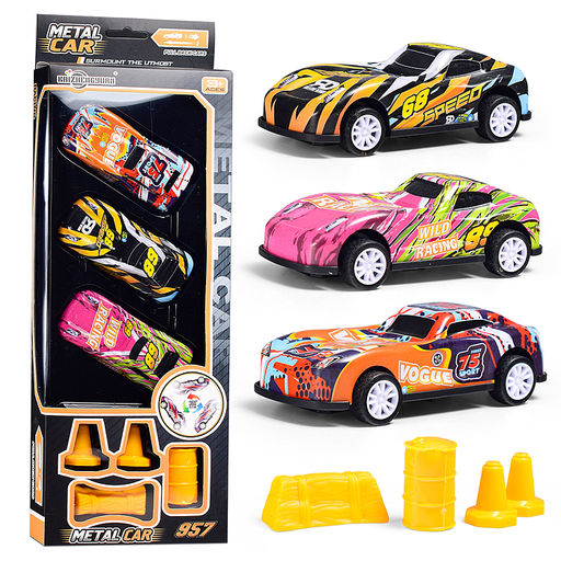 Набор машин "Ветер в колесах" металл, в коробке