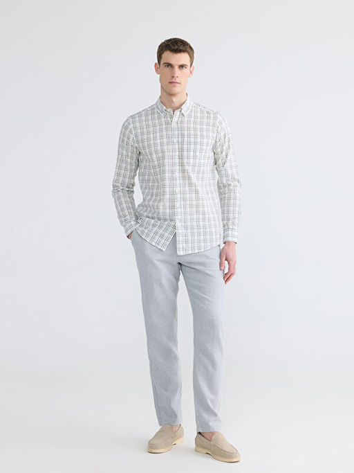 Regular Fit Ekose Erkek G?mlek