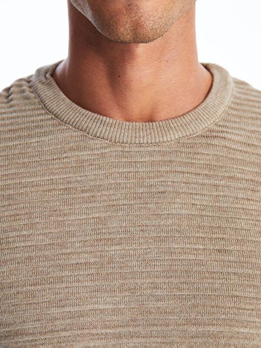 Bisiklet Yaka Erkek Triko Kazak