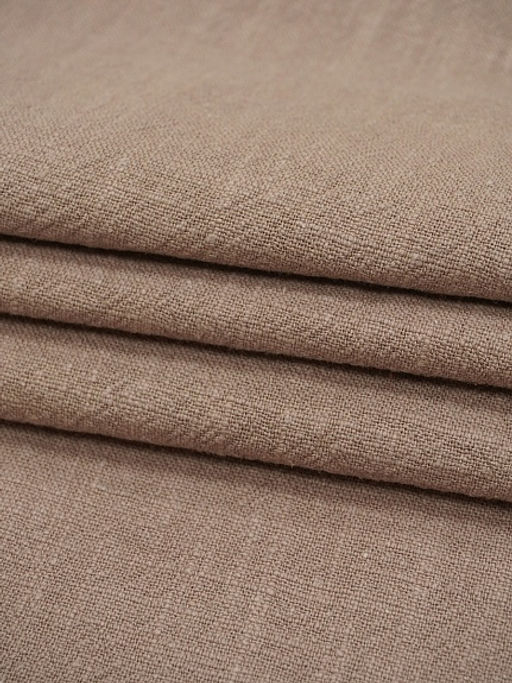 Крапива Рами (Ramie) цв.Молочный шоколад, ш.1.4м, крапива-100%, 240гр/м.кв - Купава фото 4