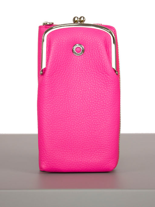 LACCOMA клатч LA-4100-фуксия натуральная кожа фото 6