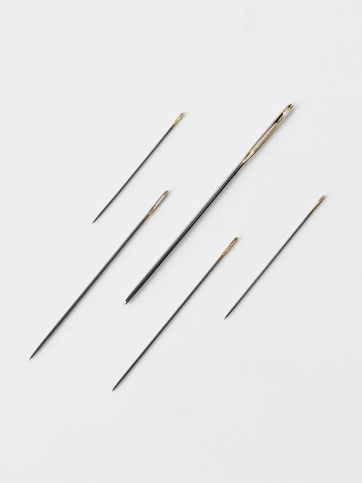 Цена за 3 шт. Иглы швейные штопальные TEIRA, для гобелена, набор 12 шт., d=0.7-1.4, 3.6-9 см