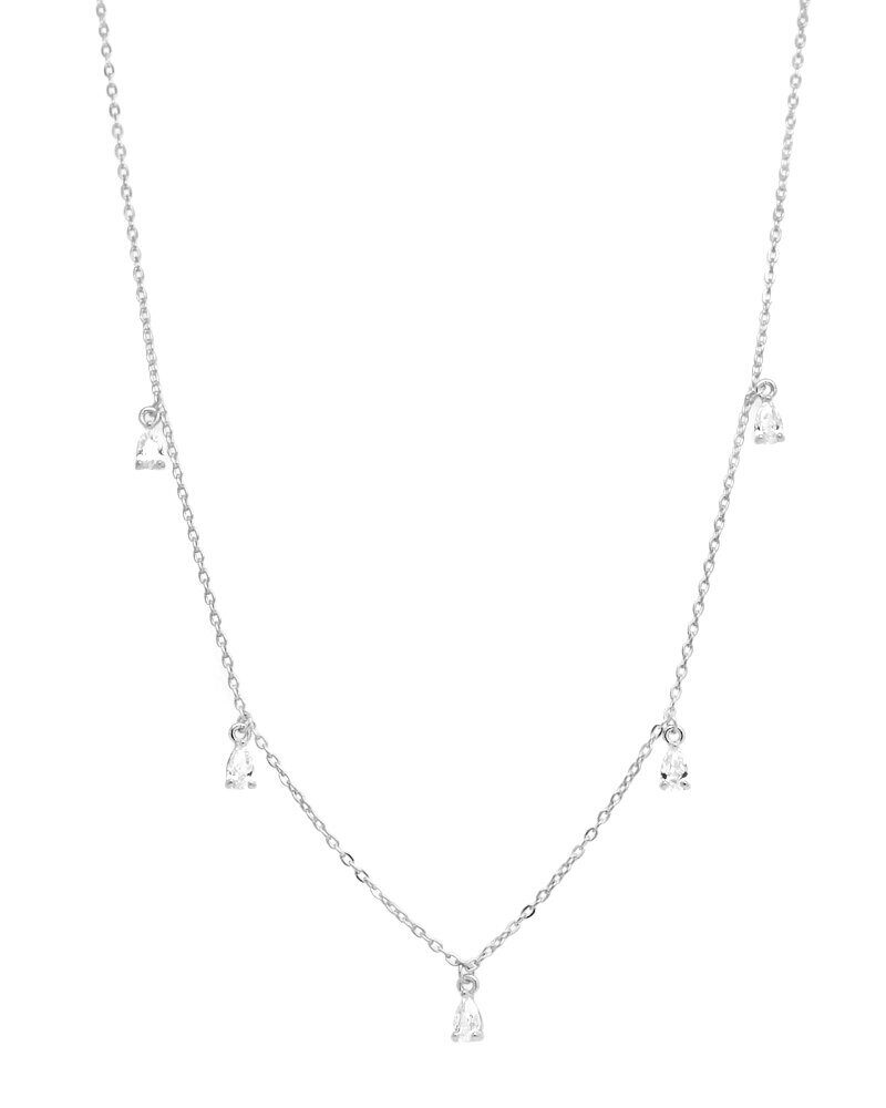 Колье из серебра куб.циркон., Ю-55139р