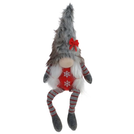 Игрушка набивная "Гном", L13 W8 H44/16 см, 2в.