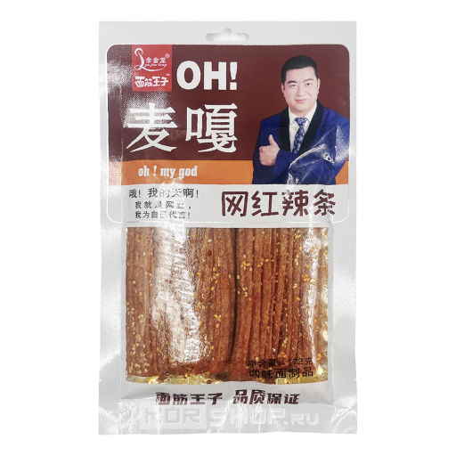 Острые снеки Мучные полоски Maiga Yujinlong, Китай, 172 г Акция