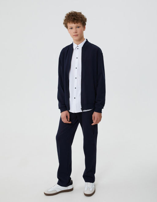 Тёмно-синий жакет-бомбер для мальчика 240281 - Bell bimbo фото 4
