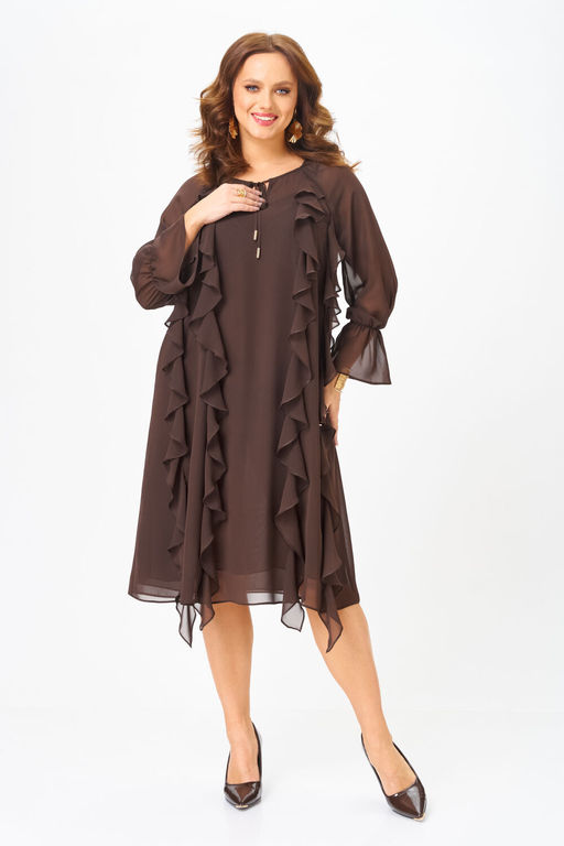 Платье BAGIRA ANTA 1091 шоколад фото 4