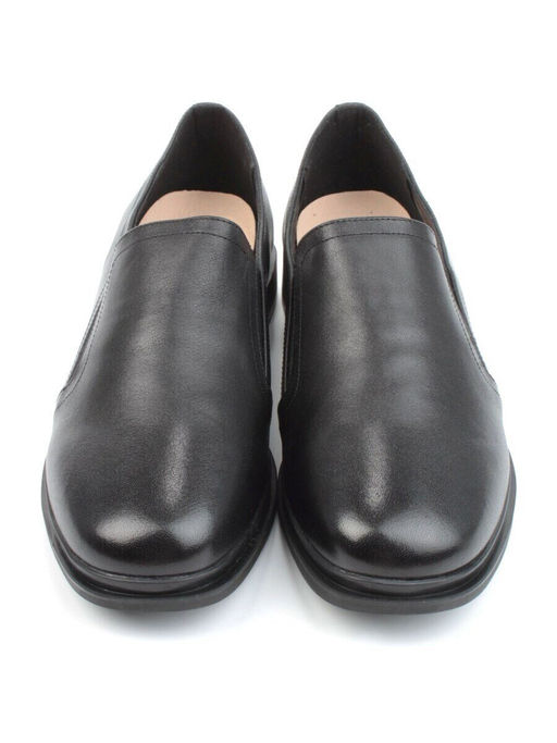 03-DCO100-1P BLACK Лоферы женские (натуральная кожа)